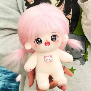 Muñeca cotton doll de Algodón Kawaii: Bebé con Huesitos y Sonrisa