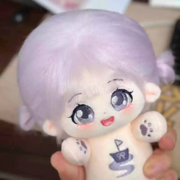 Muñeca cotton doll de Algodón Kawaii: Bebé con Huesitos y Sonrisa