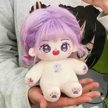 Muñeca cotton doll de Algodón Kawaii: Bebé con Huesitos y Sonrisa