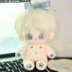 Muñeca cotton doll de Algodón Kawaii: Bebé con Huesitos y Sonrisa