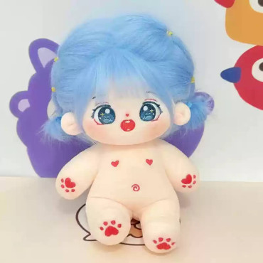 Muñeca cotton doll de Algodón Kawaii: Bebé con Huesitos y Sonrisa