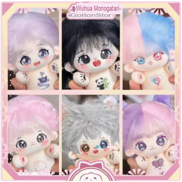 Muñeca cotton doll de Algodón Kawaii: Bebé con Huesitos y Sonrisa