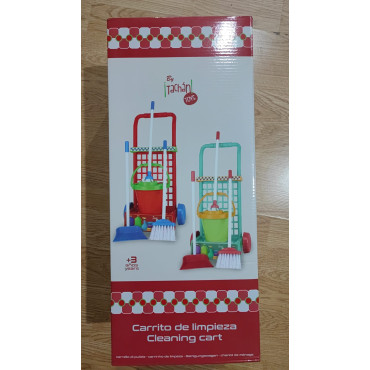 Set de Limpieza Infantil con Carrito, Cubo y Escoba - Compra en Albithinia