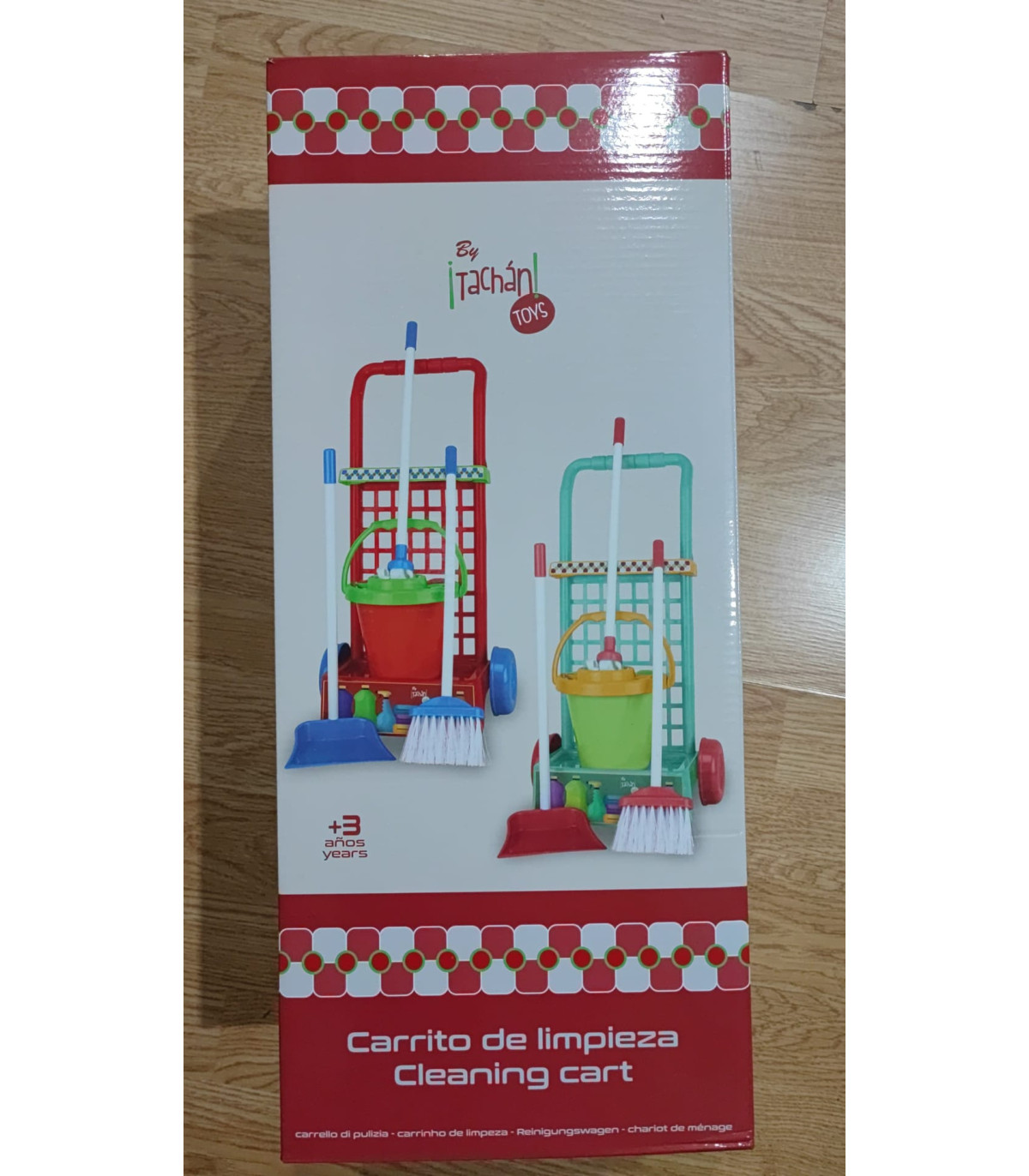 Set de Limpieza Infantil con Carrito, Cubo y Escoba - Compra en Albithinia