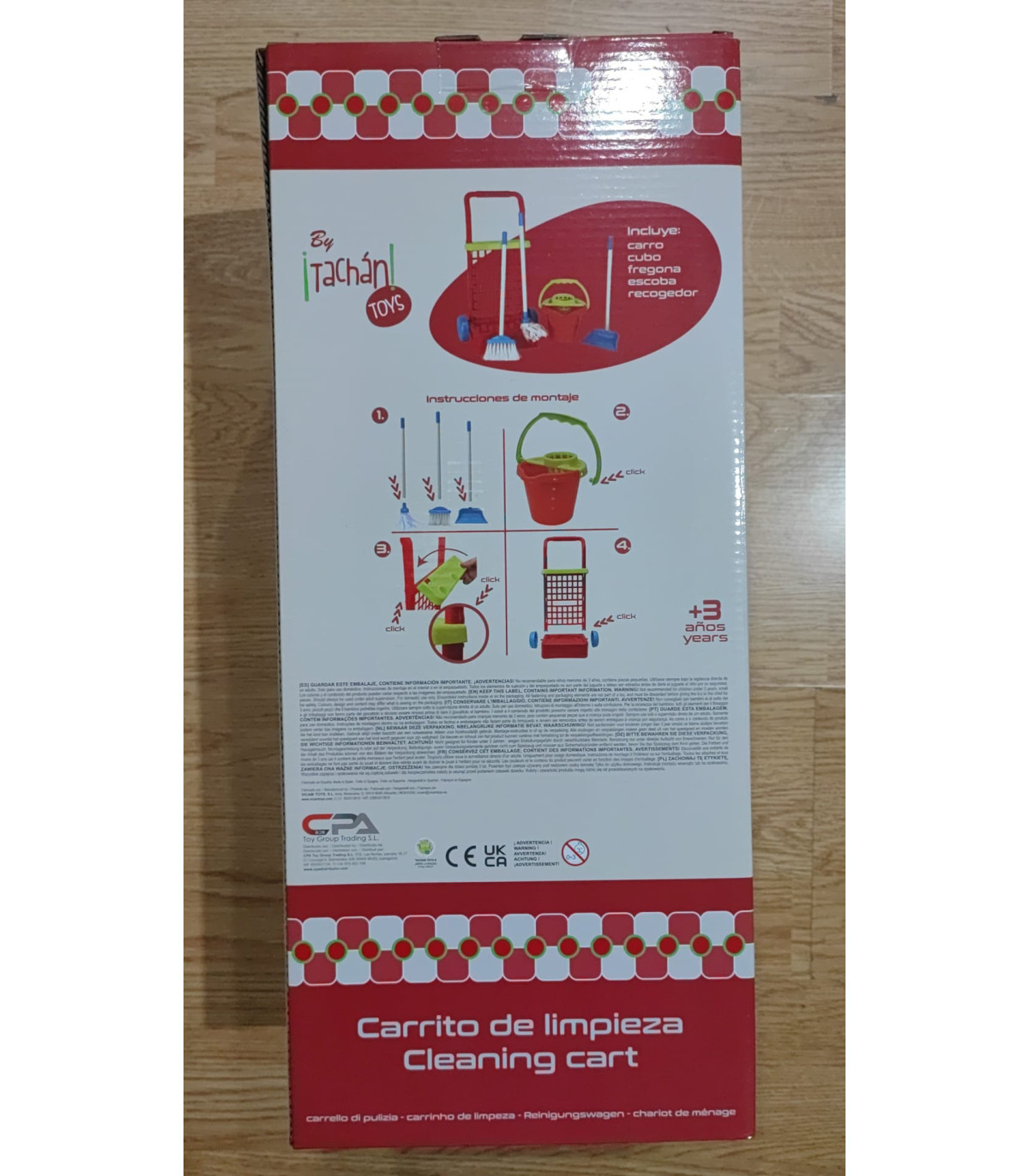Set de Limpieza Infantil con Carrito, Cubo y Escoba - Compra en Albithinia