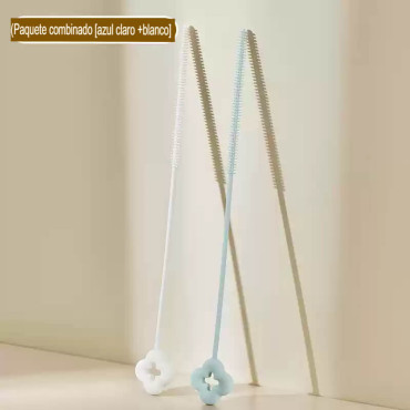 Cepillo Limpia Pajitas de Silicona