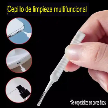 Cepillo Limpia Pajitas de Silicona
