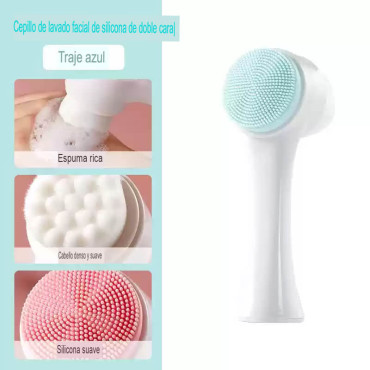 Cepillo Facial de Silicona: Limpieza Profunda y Masaje Facial