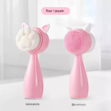 Cepillo Facial de Silicona 2 en 1: Limpieza Profunda y Masaje Revitalizante