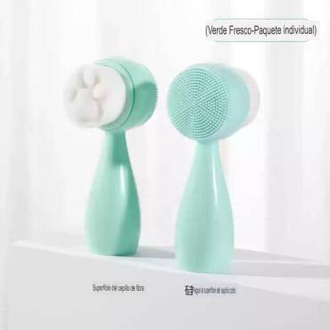 Cepillo Facial de Silicona: Limpieza Profunda y Masaje Facial
