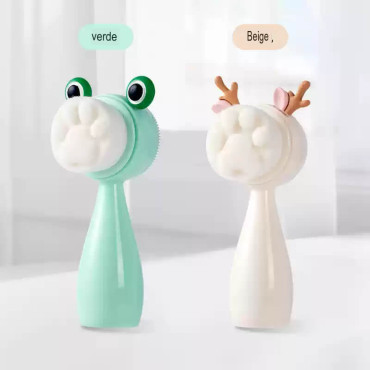 Cepillo Facial de Silicona: Limpieza Profunda y Masaje Facial
