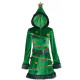 Vestido Verde Esmeralda de Árbol de Navidad: ¡Brilla en tu Próxima Presentación Navideña!