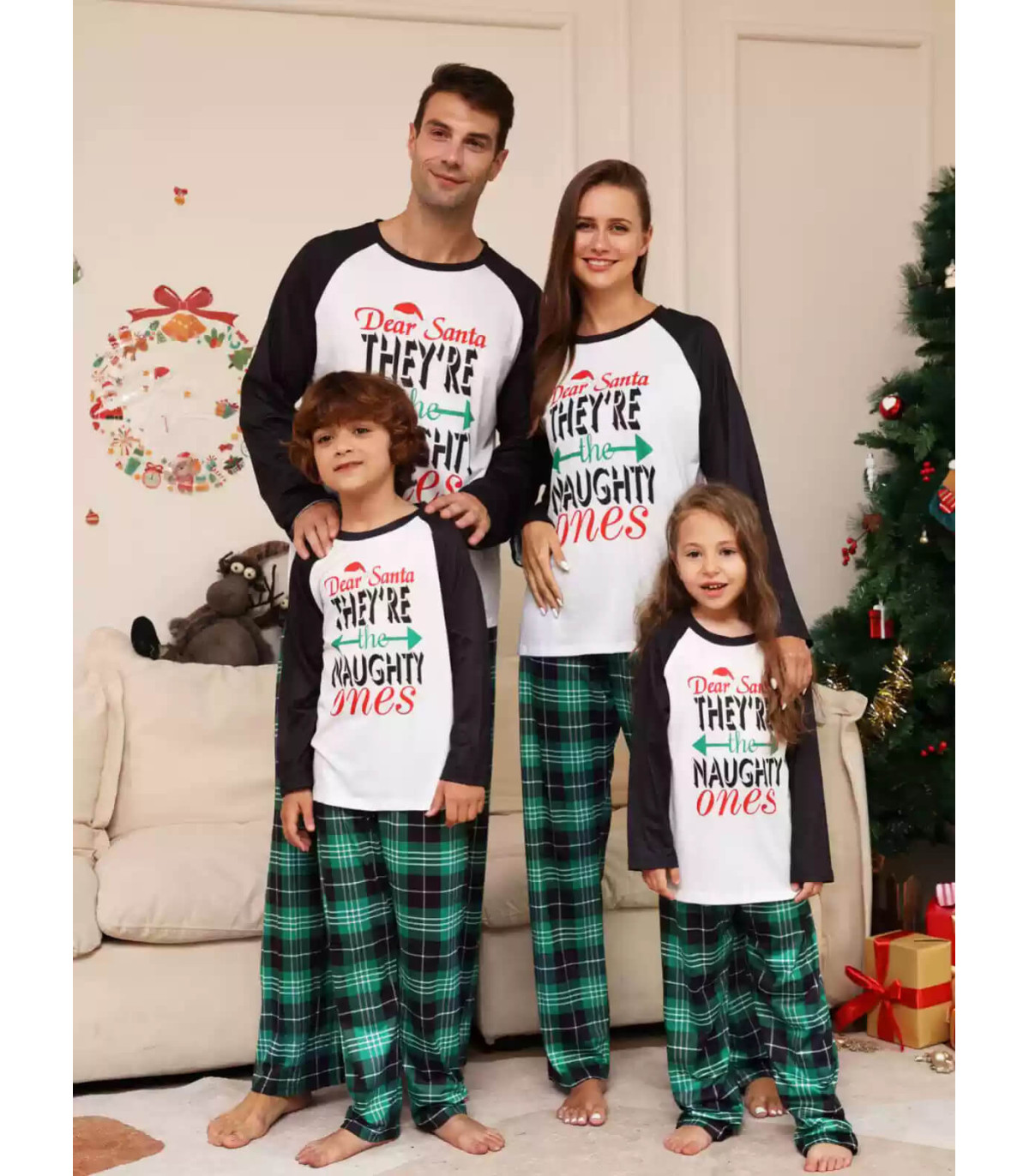 Pijamas Navideños Adulto Poliéster