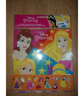 Album de 50 stickers de princesas