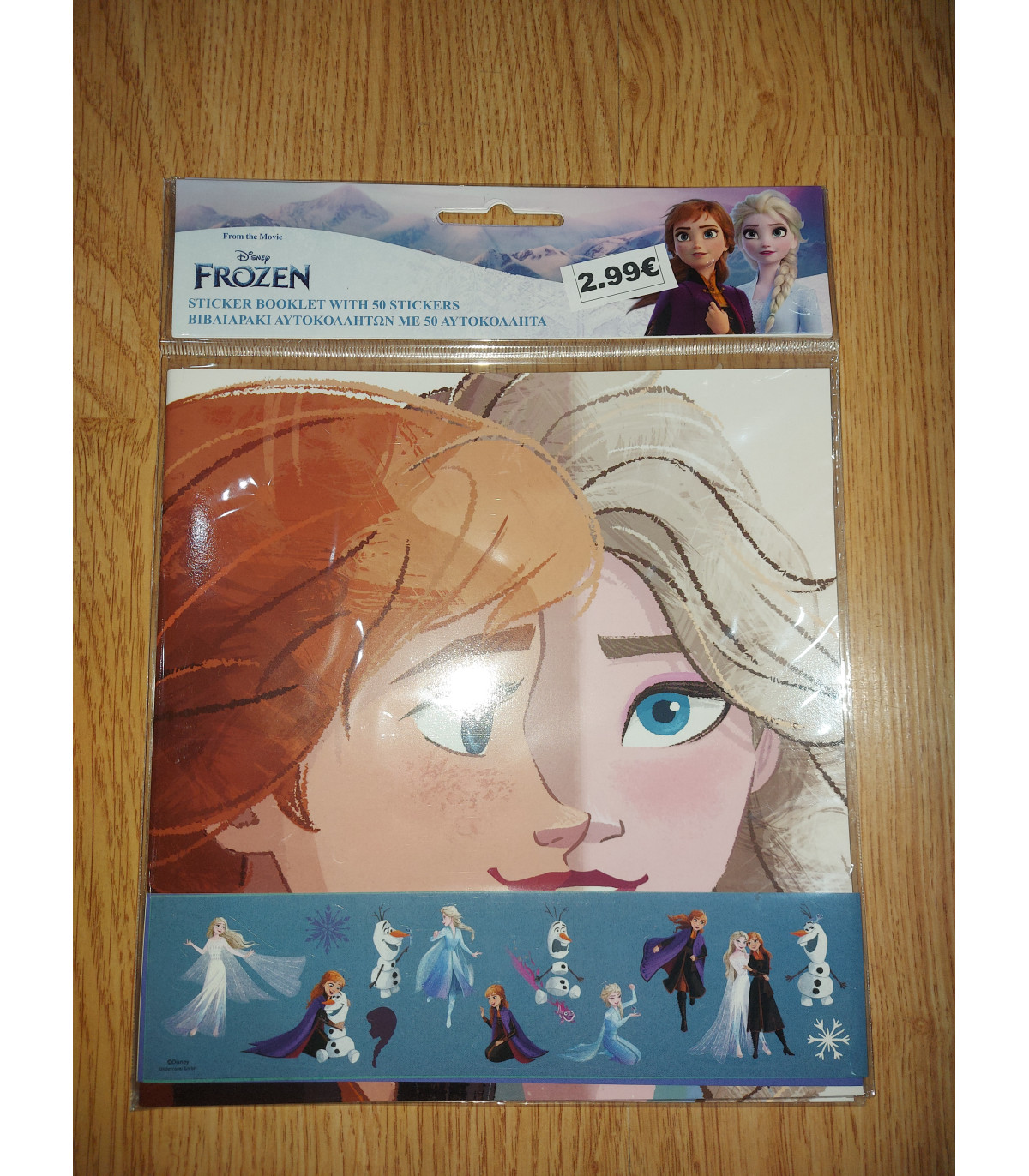 Album de 50 pegatinas de frozen