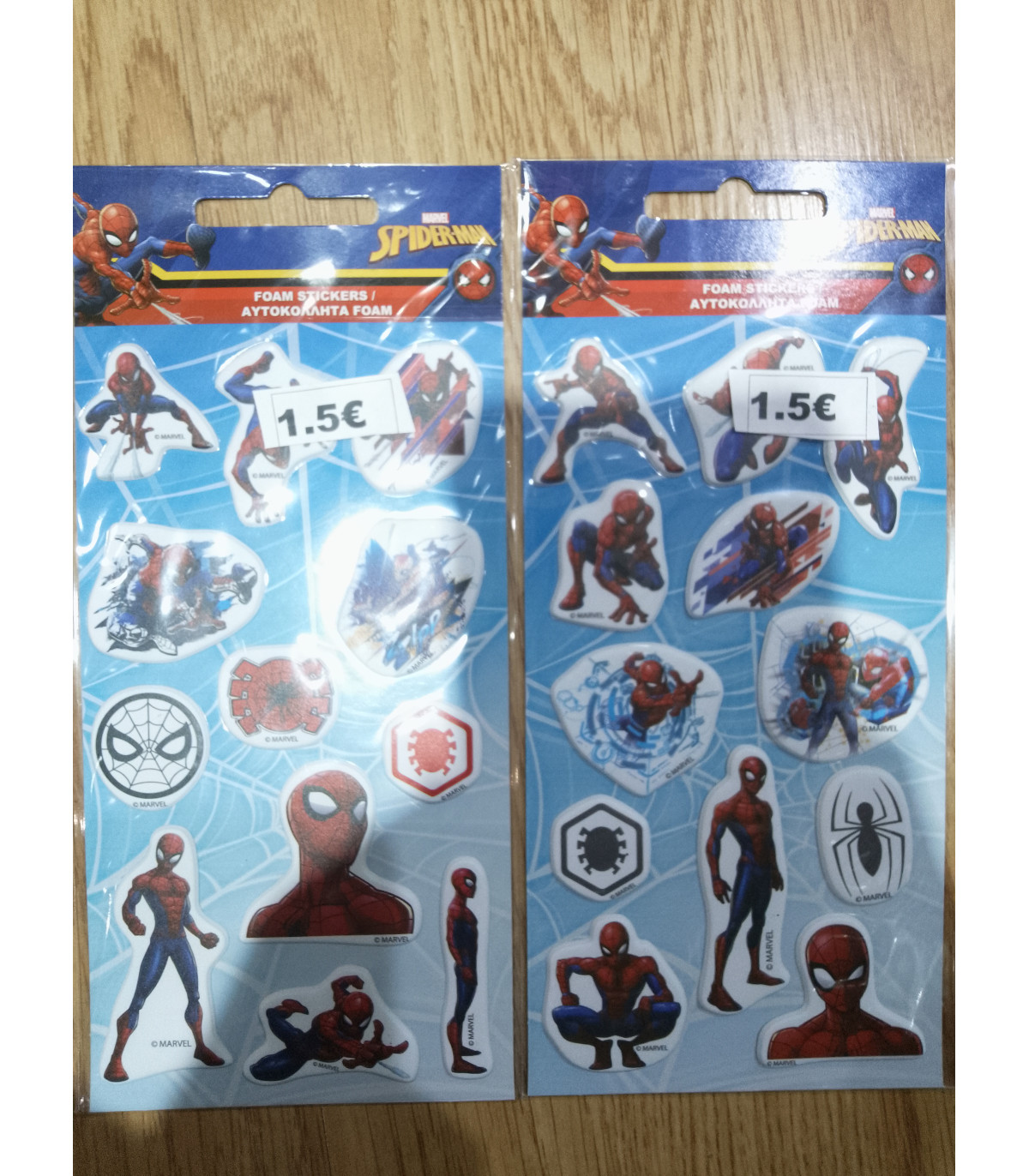 PEGATINAS DE SPIDERMAN