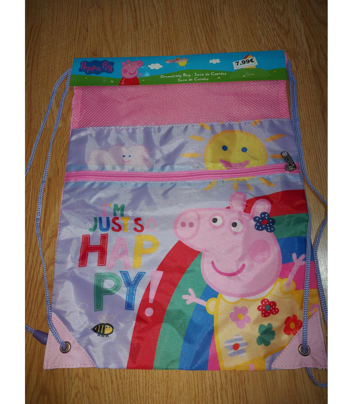 Saco mochila de peppa pig