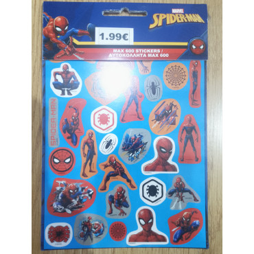 Set de 600 Pegatinas Variadas de Spiderman Marvel – Albithinia.com