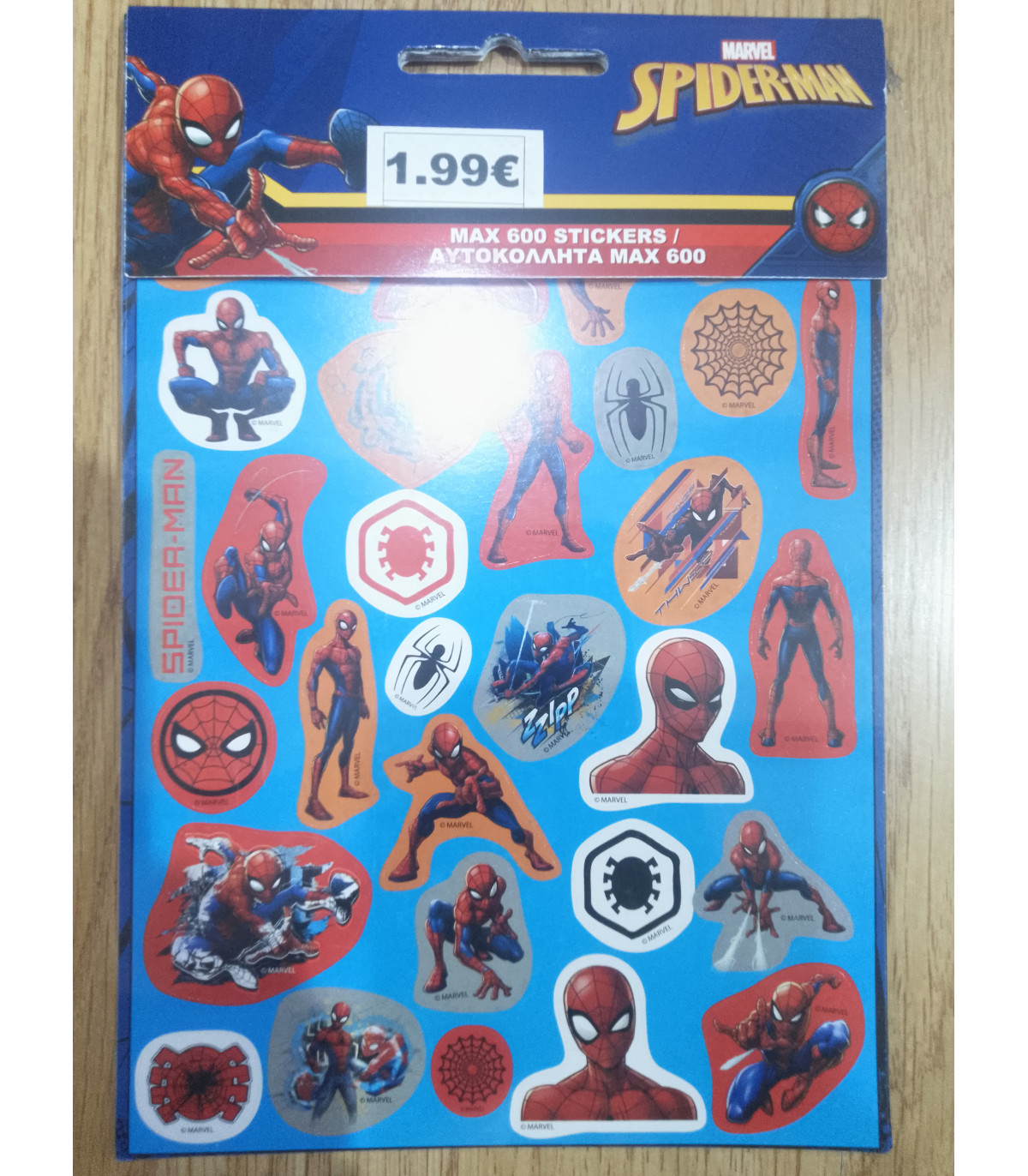 Set de 600 Pegatinas Variadas de Spiderman Marvel – Albithinia.com