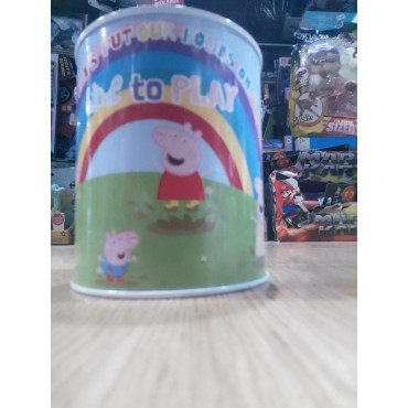 Hucha de Metal Peppa Pig 12 cm – Albithinia.com