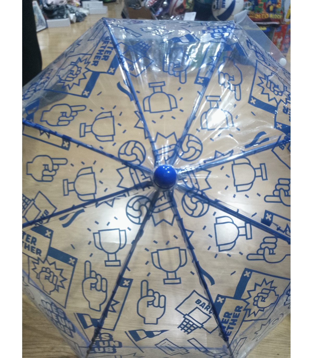 Paraguas Transparente del FC Barcelona – Albithinia.com