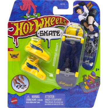 Hot Wheels Skate: Set de Fingerboards con Zapatillas Intercambiables para Niños a Partir de 5 Años