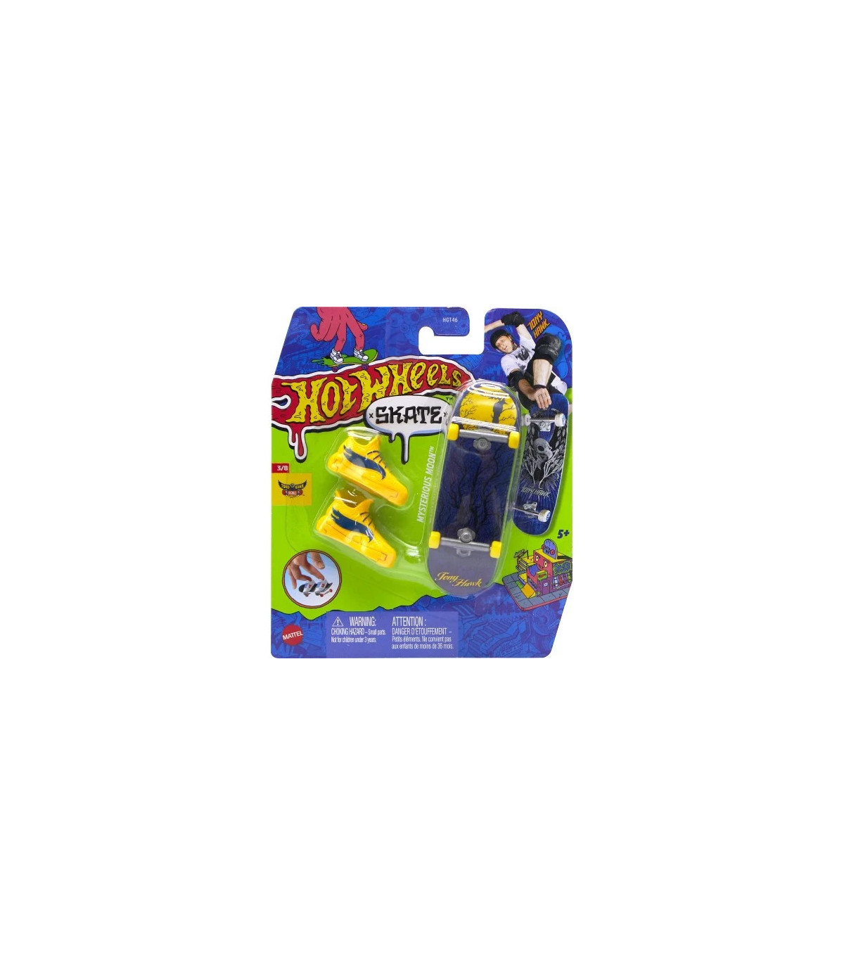 Hot Wheels Skate: Set de Fingerboards con Zapatillas Intercambiables para Niños a Partir de 5 Años
