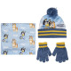 Set Infantil de Gorro, Braga para el Cuello y Guantes Bluey - Producto Oficial