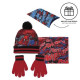 Set Infantil de Gorro, Braga para el Cuello y Guantes Spiderman - Producto Oficial