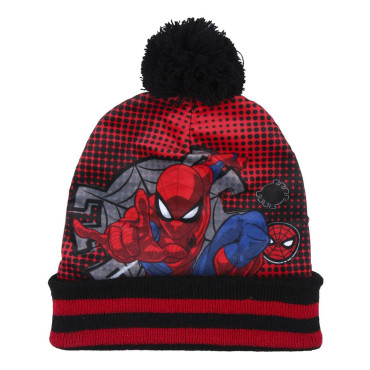 Set Infantil de Gorro, Braga para el Cuello y Guantes Spiderman - Producto Oficial