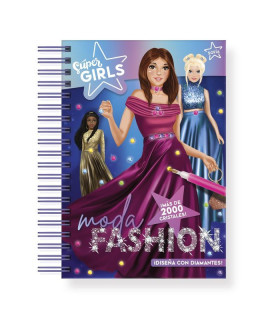 Libro de Actividades con Diamantes Super Girls Moda - Compra en Albithinia