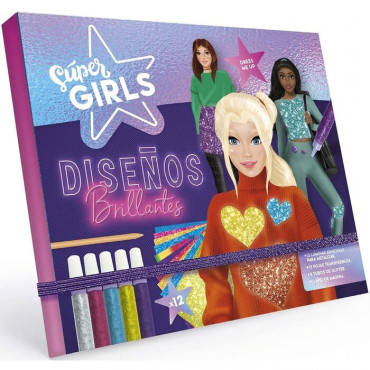 Set de Diseños Brillantes Super Girls - Compra en Albithinia