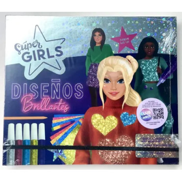 Set de Diseños Brillantes Super Girls - Compra en Albithinia