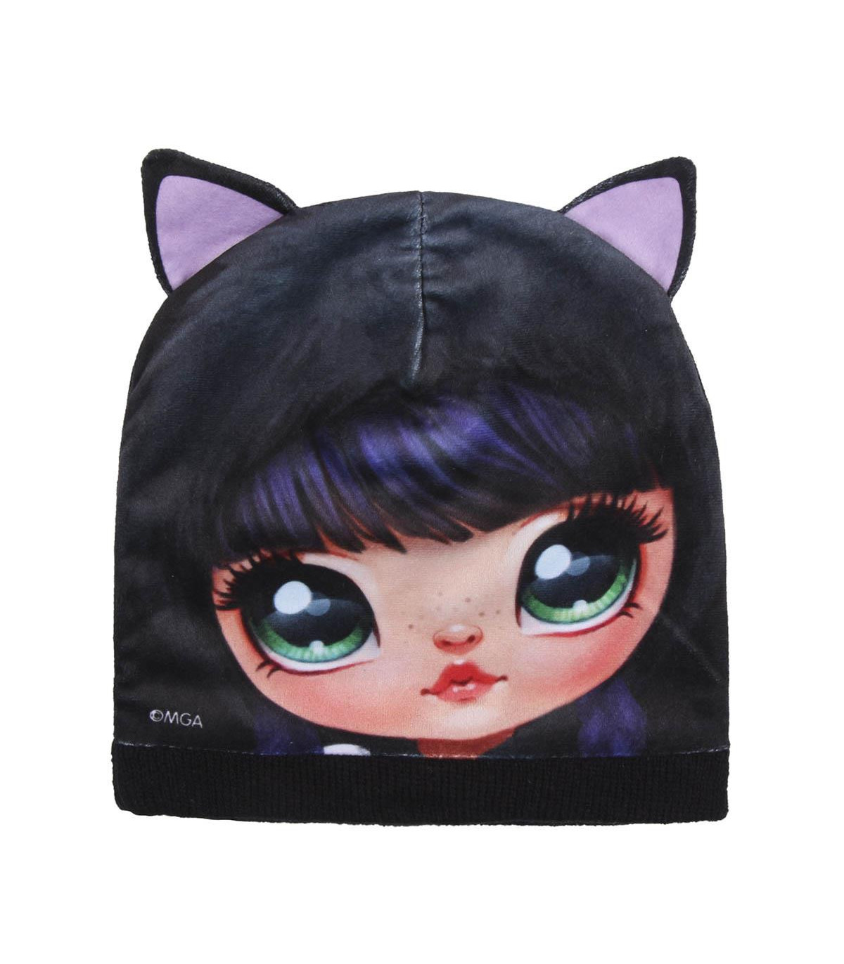 Gorro Negro con Orejas de Na! Na! Na! Surprise – Estilo y Diversión para Niños