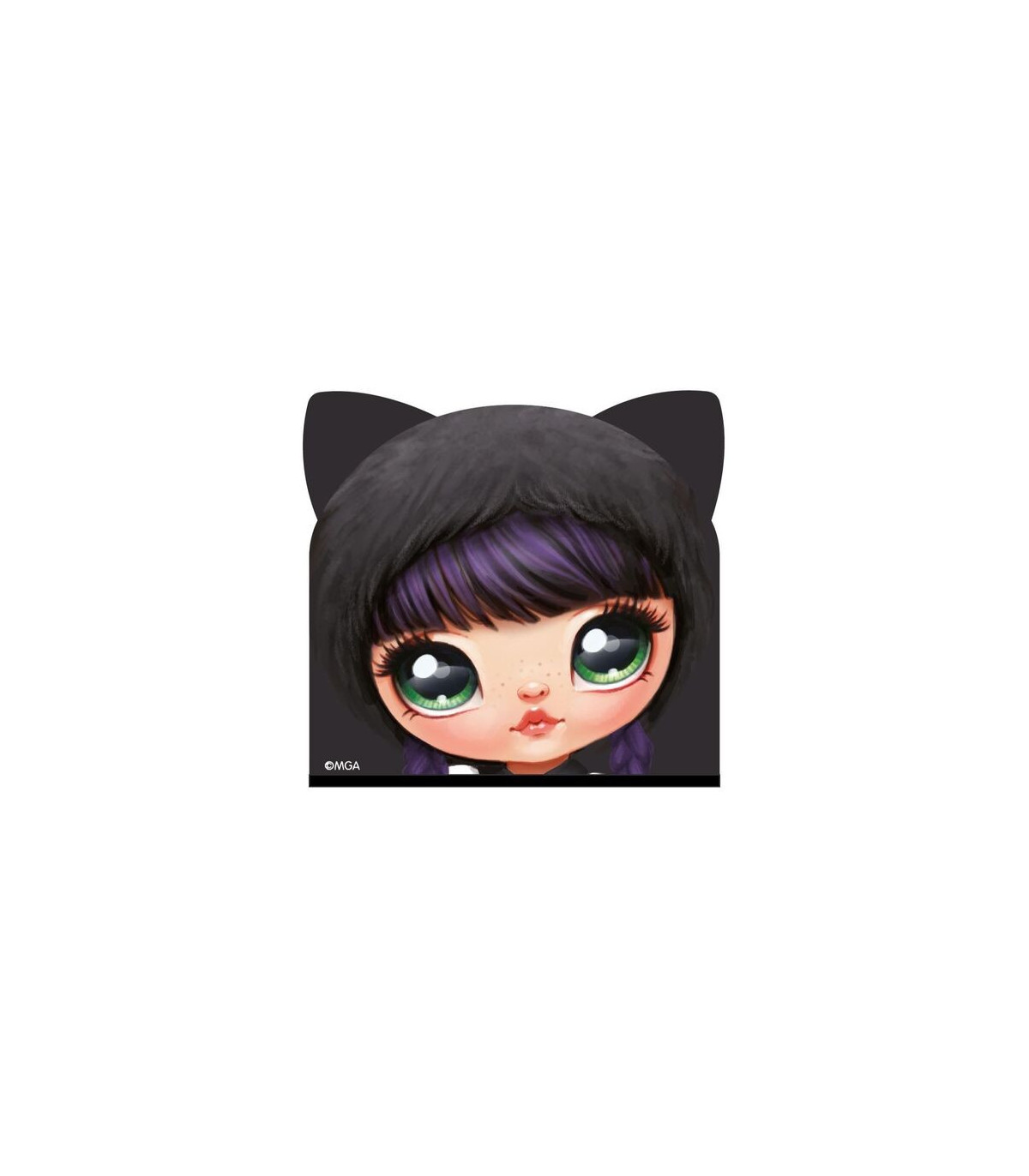 Gorro Negro con Orejas de Na! Na! Na! Surprise – Estilo y Diversión para Niños