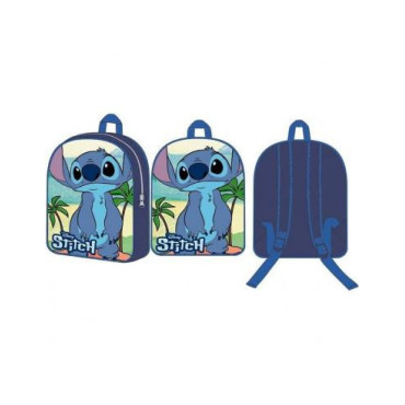 Mochila Lilo y Stitch 30 cm Azul – Estilo y funcionalidad en albithinia.com