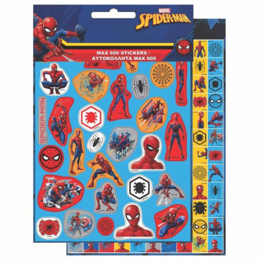 Set de 600 Pegatinas Variadas de Spiderman Marvel – Albithinia.com