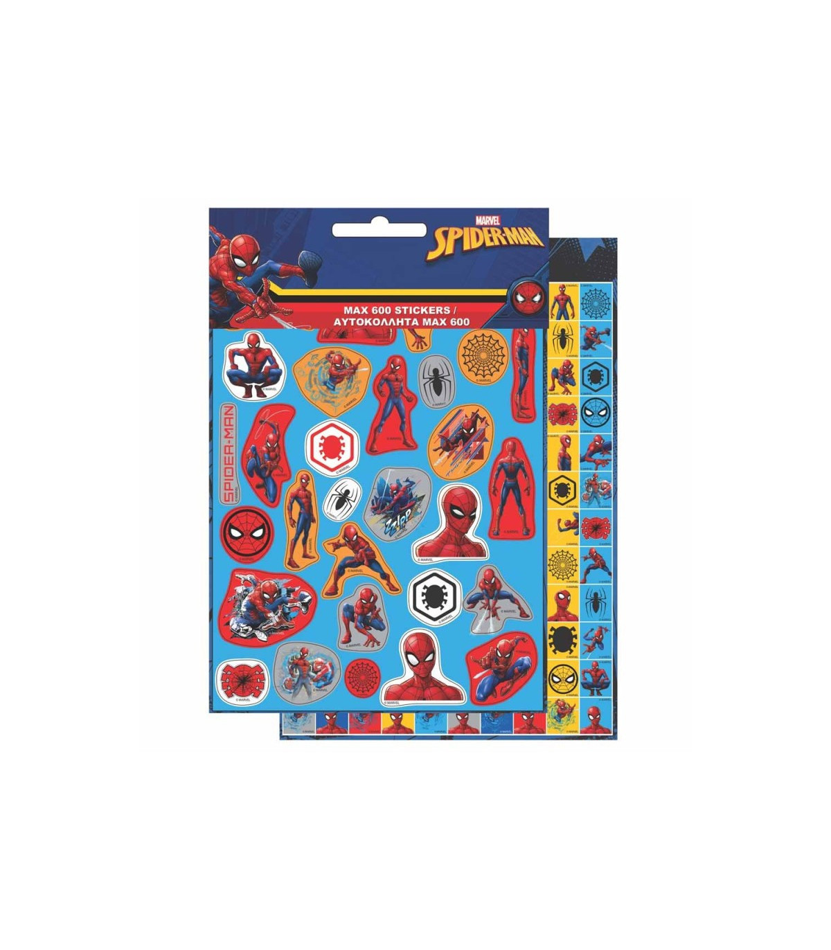 Set de 600 Pegatinas Variadas de Spiderman Marvel – Albithinia.com
