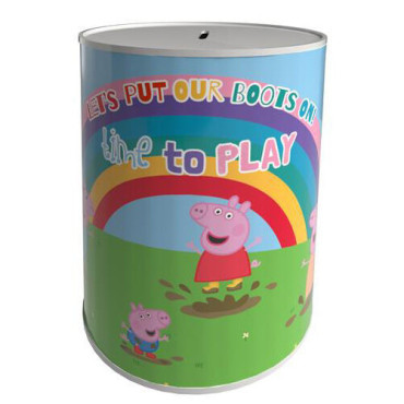 Hucha de Metal Peppa Pig 12 cm – Albithinia.com