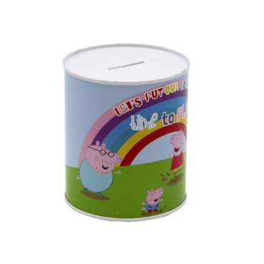 Hucha de Metal Peppa Pig 12 cm – Albithinia.com