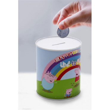 Hucha de Metal Peppa Pig 12 cm – Albithinia.com