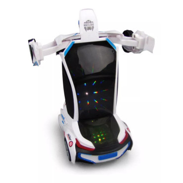 Robot Coche Transformable: ¡Luces, Sonidos y Diversión Sin Fin!