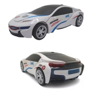 Robot Coche Transformable: ¡Luces, Sonidos y Diversión Sin Fin!