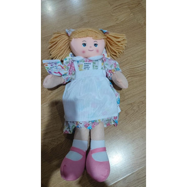 Muñeca de Felpa Suave con Vestido de Tela | Juguete para Niñas | Regalo Perfecto