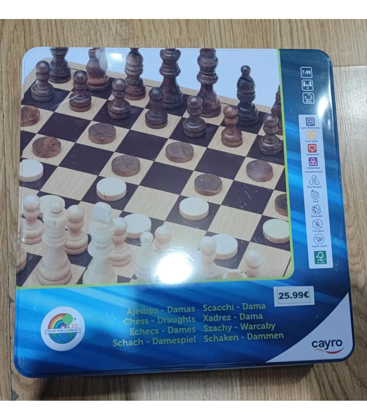 Juego de Ajedrez Clásico de Tamaño Medio: Perfecto para Viajar y Hogar