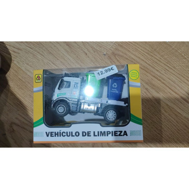 Camión de Basura de Metal con 2 Botes - Juguete Educativo para Niños