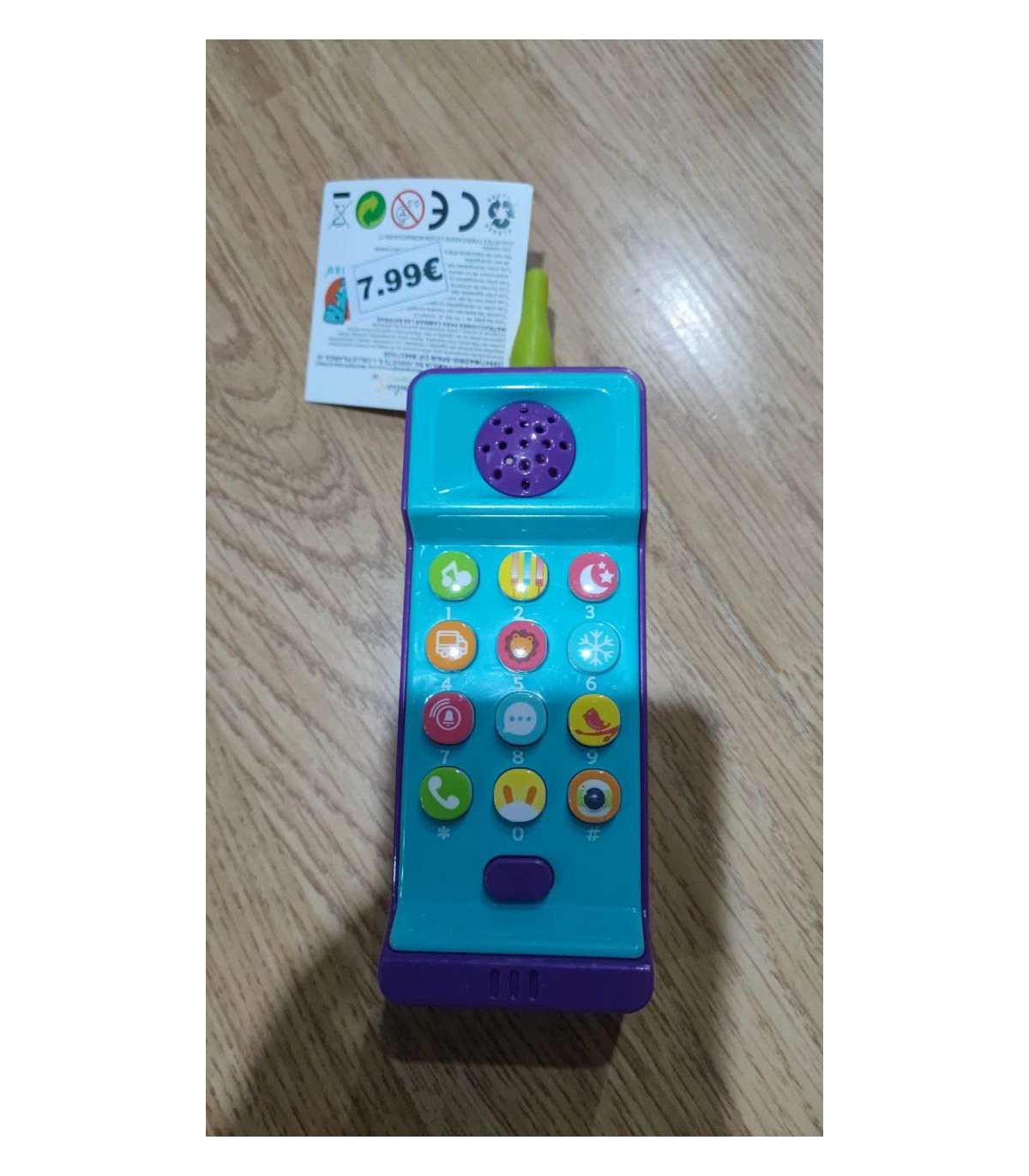 Celular de Juguete con Luces y Sonidos: ¡Aprende y Diviértete!