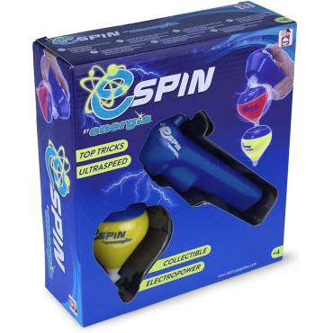 Pack Spin: Peonza Ultrarápida con Lanzador Electropower - Albithinia