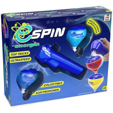 Pack E-Spin: Dos Peonzas con Lanzador Eléctrico | albithinia.com