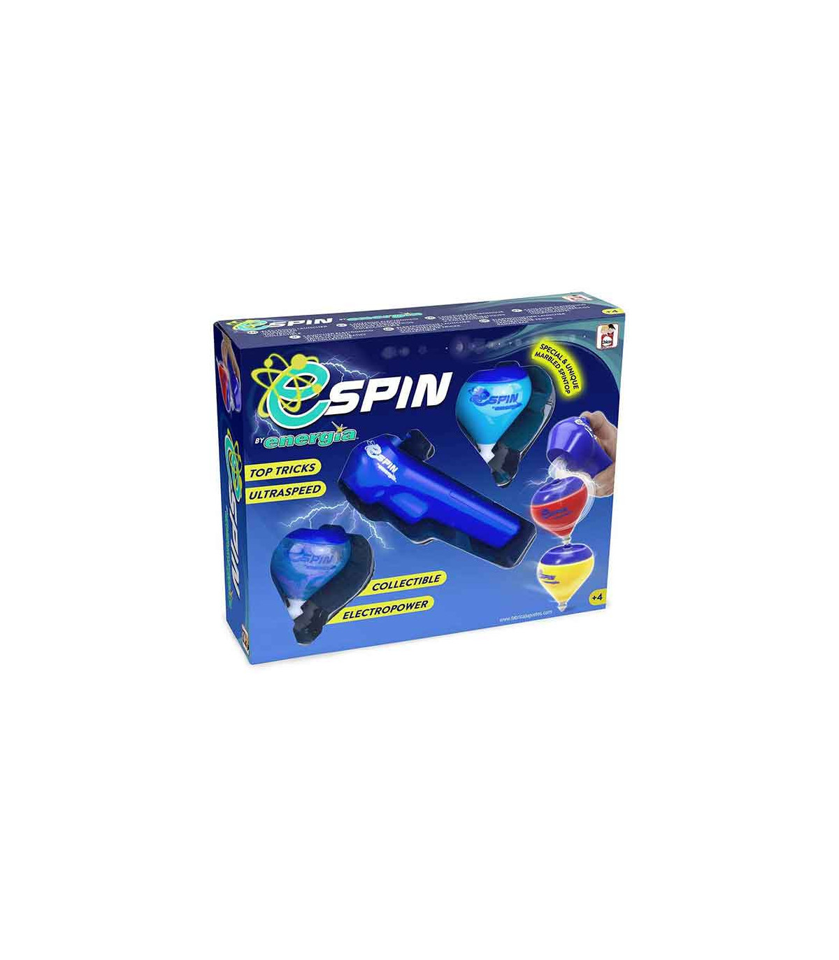 Pack E-Spin: Dos Peonzas con Lanzador Eléctrico | albithinia.com